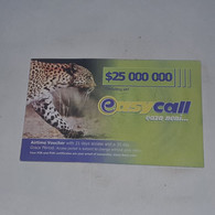 Zimbabwe-(zw-eas-ref-0001/7)-easy Call-(8)-(25.000.000)-(1062-3003-8089-6658)-used Card+1card Free - Simbabwe