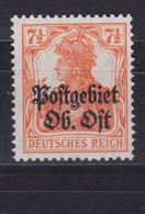 Postgebiet Ober-Ost  Michel 4 B Postfrisch - Besetzungen 1914-18