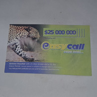 Zimbabwe-(zw-eas-ref-0001/8)-easy Call-(9)-(25.000.000)-(1063-1523-9193-8447)-used Card+1card Free - Zimbabwe