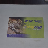 Zimbabwe-(zw-eas-ref-0001/9)-easy Call-(10)-(25.000.000)-(1061-8843-2148-9909)-used Card+1card Free - Zimbabwe