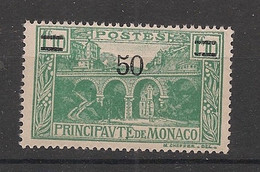 Monaco - 1926 - N°Yv. 107 - 50c Sur 1f10 - Neuf Luxe ** / MNH / Postfrisch - Autres & Non Classés