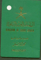 Saudi Arabic MRP Canceled Passport - Historical Documents