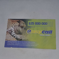 Zimbabwe-(zw-eas-ref-0001/16)-easy Call-(17)-(25.000.000)-(1060-7754-2431-7173)-used Card+1card Free - Zimbabwe