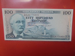 ISLANDE 100 KRONUR 1961 Peu Circuler(B.22) - Islanda