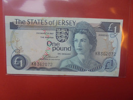 JERSEY ONE POUND Circuler(B.22) - Jersey