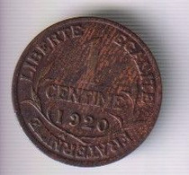 1 Centime France - 1920 - Other & Unclassified