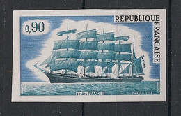 France - 1973 - N°Yv. 1762a - Cinq-mâts - Non Dentelé / Imperf. - Neuf Luxe ** / MNH / Postfrisch - Schiffe