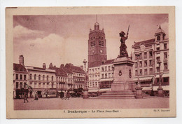 - CPA DUNKERQUE (59) - La Place Jean-Bart - Edition Leynaert N° 1 - - Dunkerque