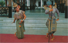 THAILAND Ca. 1975, Superb Mint Postcard Thai Classical Dance, BANGKOK, Thailand - Tailandia