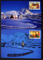 Greenland    1999     Minr.344-45   Maximum Cards  ( Lot 351 ) - Maximumkarten (MC)