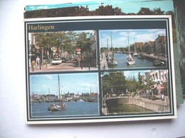 Nederland Holland Pays Bas Harlingen Met Bezienswaardigheden Binnenstad - Harlingen