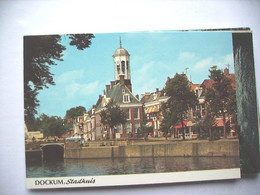 Nederland Holland Pays Bas Dokkum Met Stadhuis En Omgeving - Dokkum