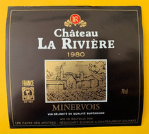 18912 - Château La Rivière 1980 Minervois - Languedoc-Roussillon