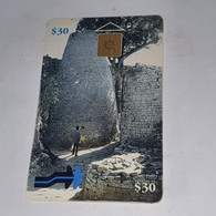 Zimbabwe-(ZIM-01)-cone Shaped Building-(53)-($30)-(1000-023415)-(10/97)(tirage-25.000)-used Card+1card Free - Zimbabwe