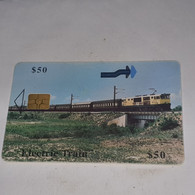 Zimbabwe-(ZIM-29A)-electic Train-(58)-($50)-(1200-192683)-(12/00)used Card+1card Free - Simbabwe