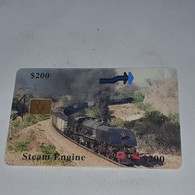 Zimbabwe-(ZIM-31/1)-steam Engine-(60)-($200)-(1300-039407)-(12/00)-used Card+1card Free - Zimbabwe