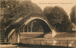 CHALONS SUR MARNE LA PASSERELLE ET LE JARD - Châlons-sur-Marne