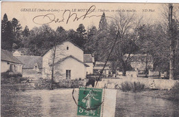 37 GENILLE LE MOTTAGE , L'Indrois ,en Aval Du Moulin à Eau ,1909 - Genillé