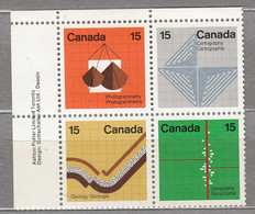 CANADA 1972 Science Blockx4 MNH(**) Mi 502-505 #22664 - Neufs