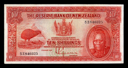 Nueva Zelanda New Zealand 10 Shillings Maori King 1934 Pick 154 MBC/+ VF/+ - Neuseeland