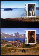 Greenland    1997   Minr.310-11   Maximum Cards  ( Lot 420 ) - Cartoline Maximum