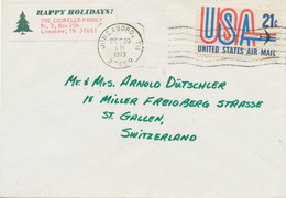 USA 1973, 21 C Air Mail Typeface USA With Jet Aircraft On Superb Air Mail Cover - Brieven En Documenten