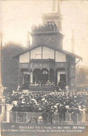 PARIS-75016- LONGCHAMP- EDOUARD VII A PARIS 1ER MAI 1903, LA TRIBUNE OFFICIELLE AU CHAMP DE COURSES DE LONGCHAMP - Arrondissement: 16