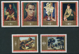 BULGARIA 1971 Tsonev Paintings  MNH / **.  Michel 2129-34 - Nuevos