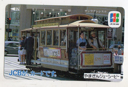 ETATS-UNIS TELECARTE JAPON SAN FRANCISCO TRAMWAY - Other & Unclassified