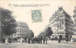 PARIS-75017- LE ROND POINT DE L'AVENUE DE VILLIERS ET DU BLD DE COURCELLES - Paris (17)