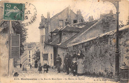 PARIS-75018-MONTMARTRE, LA RUE DU MONT-CENIS, LA MAISON DE BERLIOZ - Arrondissement: 18