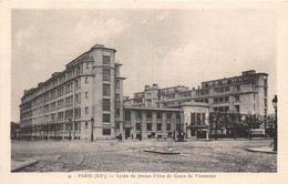 PARIS-75020- COURS DE VINCENNES- LYCEE DE JEUNES FILLE DU COURS DE VINCENNES - Paris (20)