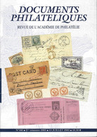 ACADEMIE DE PHILATELIE DOCUMENTS PHILATELIQUES  N° 185 + Sommaire - Autres & Non Classés