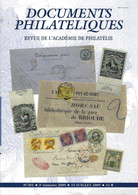 ACADEMIE DE PHILATELIE DOCUMENTS PHILATELIQUES  N° 201 + Sommaire - Autres & Non Classés