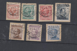 GREECE 1913 ITALY CASO Set Used On Cuts - Lettres & Documents