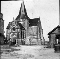 V0308 - CALVADOS - BEAUMONT EN AUGE - Eglise - Plaques De Verre