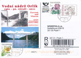 Czech Rep. / Comm. R-label (2019/82) Pisek 1: Anniversary Of Railway Line Tabor-Razice (X0856) - Storia Postale