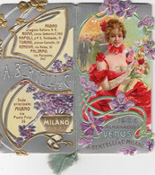 1 Carnet Booklet PARFUM A. Bertilli Calendrier  1905   Almanacco Venus Art Nouveau ZAMPERI Mariani Tamagno - Kleinformat : 1901-20