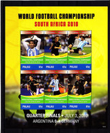Soccer World Cup 2010 - PALAU - Sheet MNH - 2010 – South Africa