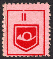 Trade Union Of Hungarian Postmen Postman POST WORKER - Member 1946 HUNGARY Cinderella Label Vignette - Used - Fiscaux