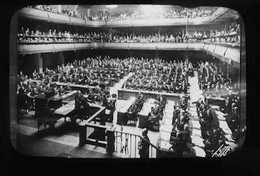 V0695 - PP - SUISSE GENEVE Société Des Nations Séance De L' Assemblée - Plaque Photo Originale à Ne Pas Manquer - Plaques De Verre