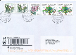 Czech Rep. / Comm. R-label (2019/83) Liberec 1: August Carl Joseph Corda (1809-1849) Czech Botanist & Mycologist (X0865) - Lettres & Documents
