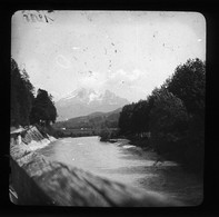 V1285 - AUTRICHE - SALZKAMMERGUT - Défilé Du Salzach - Sortie Du Zill-sie - Plaque Photo Originale à Ne Pas Manquer - Plaques De Verre