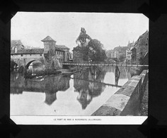 V1211 - ALLEMAGNE - NUREMBERG - Pont De Max - Plaque Photo Originale à Ne Pas Manquer - Plaques De Verre