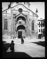 V1660 - ITALIE - VERONE - La Cathédrale - Plaque Photo Originale à Ne Pas Manquer - Plaques De Verre