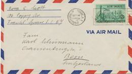 USA 1952 15 C Air Mail Statue Of Liberty, New York Skyscraper; Airplane Lockheed - Cartas & Documentos