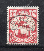 Y1109 - DANZICA DANTZIG 1921 , Posta Aerea Unificato N. 6 Usato (2380A) - Otros & Sin Clasificación