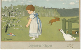 Joyeuses Pâques - Illustrateur CASPARI - Sonstige & Ohne Zuordnung
