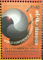 SUID AFRIKA  2001 MNH STAMP ON WORLD CONFERENCE AGAINST RACISM - Neufs