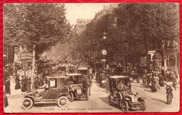 75 PARIS Bd Des Capucines - Cachet BUREAU CENTRAL DE MOBILISATION...de La SEINE - Ecrite En 1915 Par Un Caporal... - Sin Clasificación